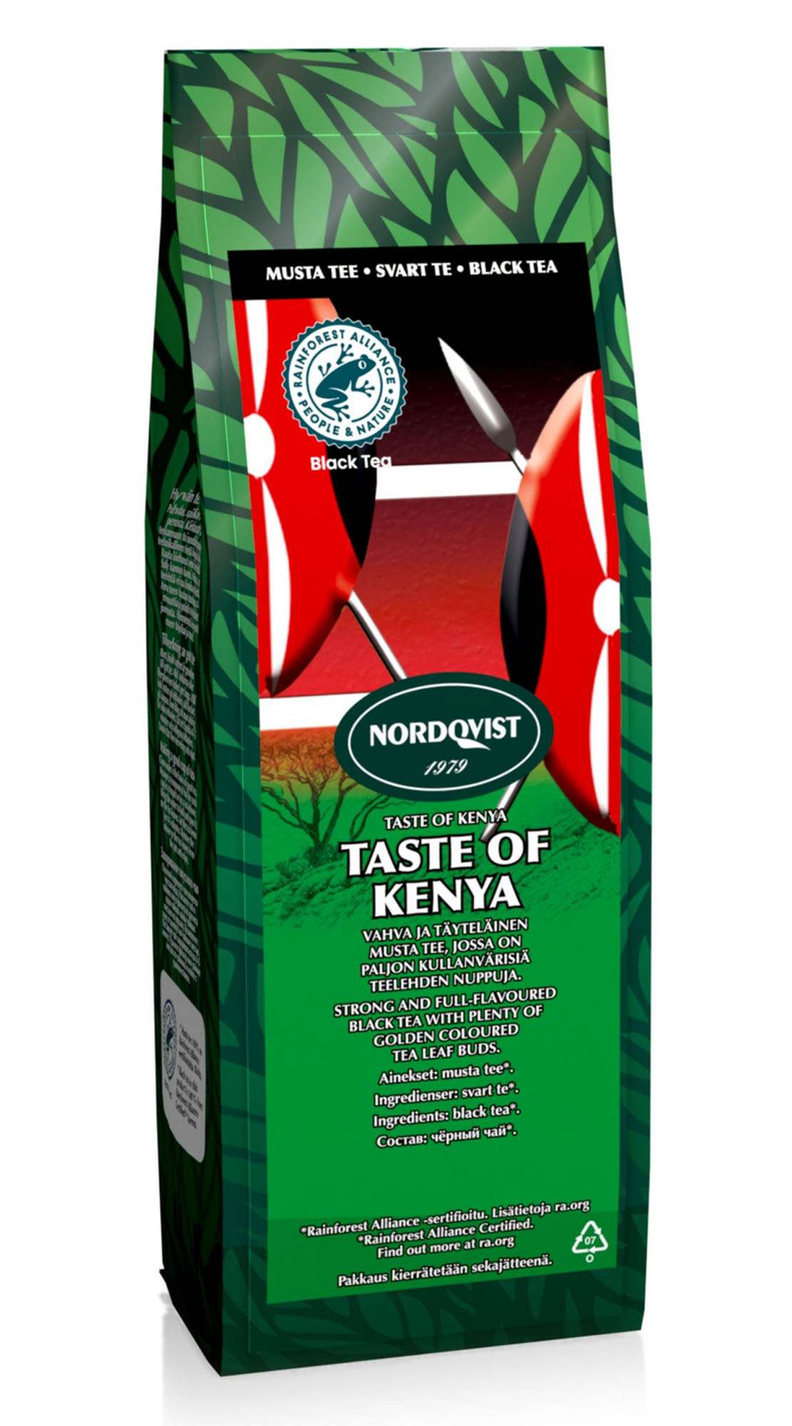 Черный рассыпной чай Nordqvist tee Taste of Kenya 80g 6413446012416